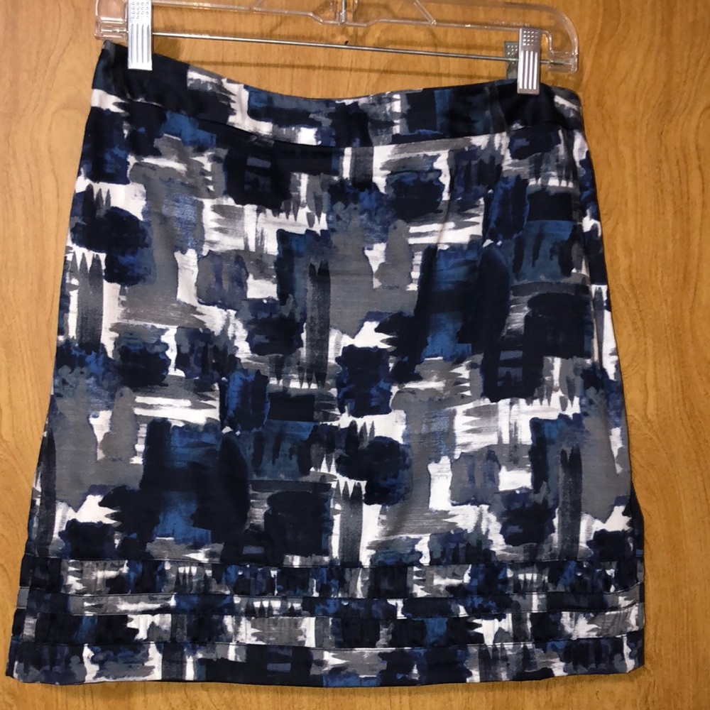 Ann Taylor Loft Petites Abstract Print Skirt